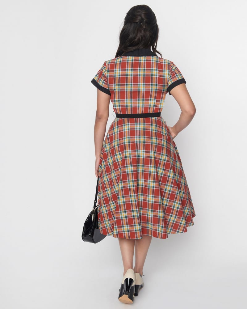 Unique vintage plaid best sale dress
